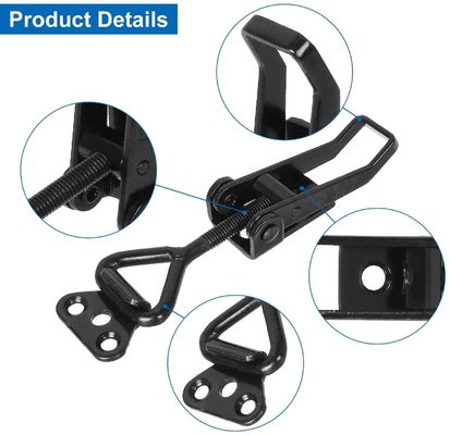 Fermeture d'emboutissage en acier au carbone à charge de ressort, pince durable en nickel et zinc