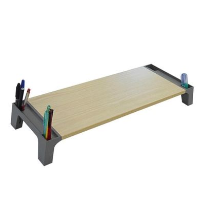 Stampage métallique en acier inoxydable moniteur élégant avec élévateur conception câble organisateur style moderne