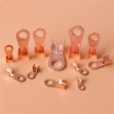 Fermeture de terminaux en acier plaqué PCB CNC Fabrication de cuivre feuille de laiton Estampage métallique pièces électriques Ferme de terminaux métalliques